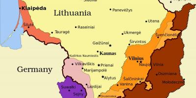 Kaart, kaunas, Leedu